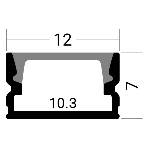 WL-M02鋁條燈尺寸圖